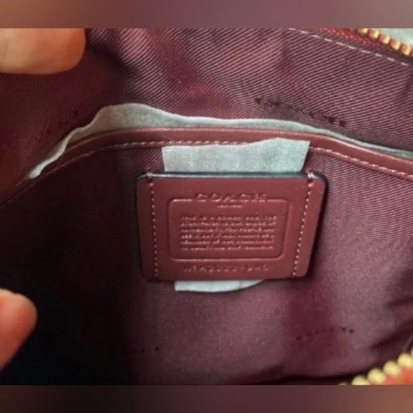 Coach Colorblock Nylon Cargo Crossbody (Orchid Multi) Nwt!💖 - Picture 5 of 7